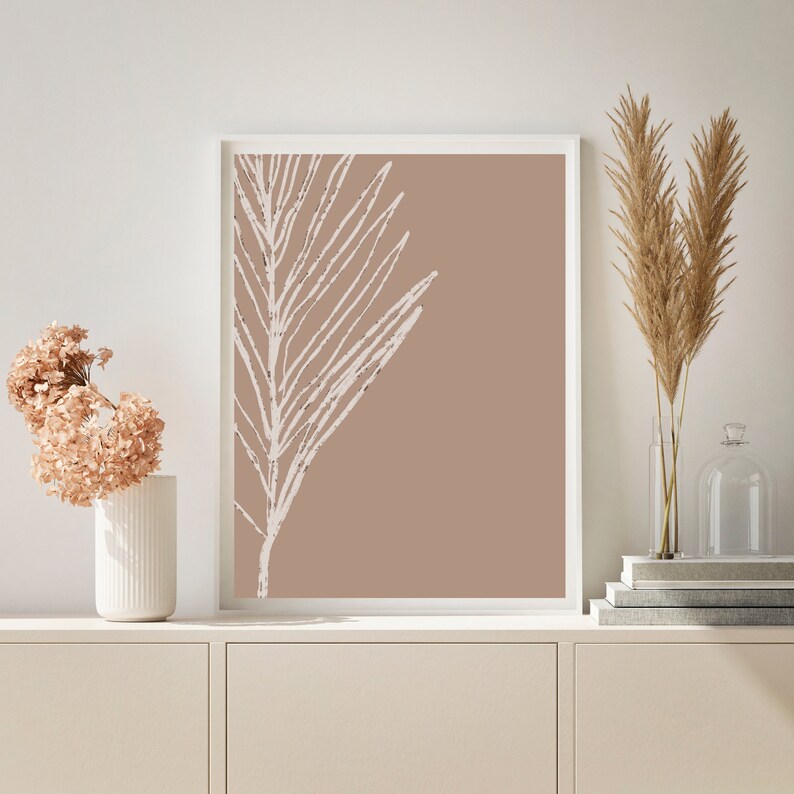 Abstract Botanical Line Art Instant Download, Printable Wall Art ...