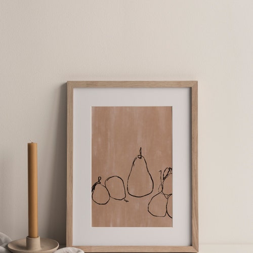 Abstract Botanical Line Art Instant Download Neutral Wall Art - Etsy