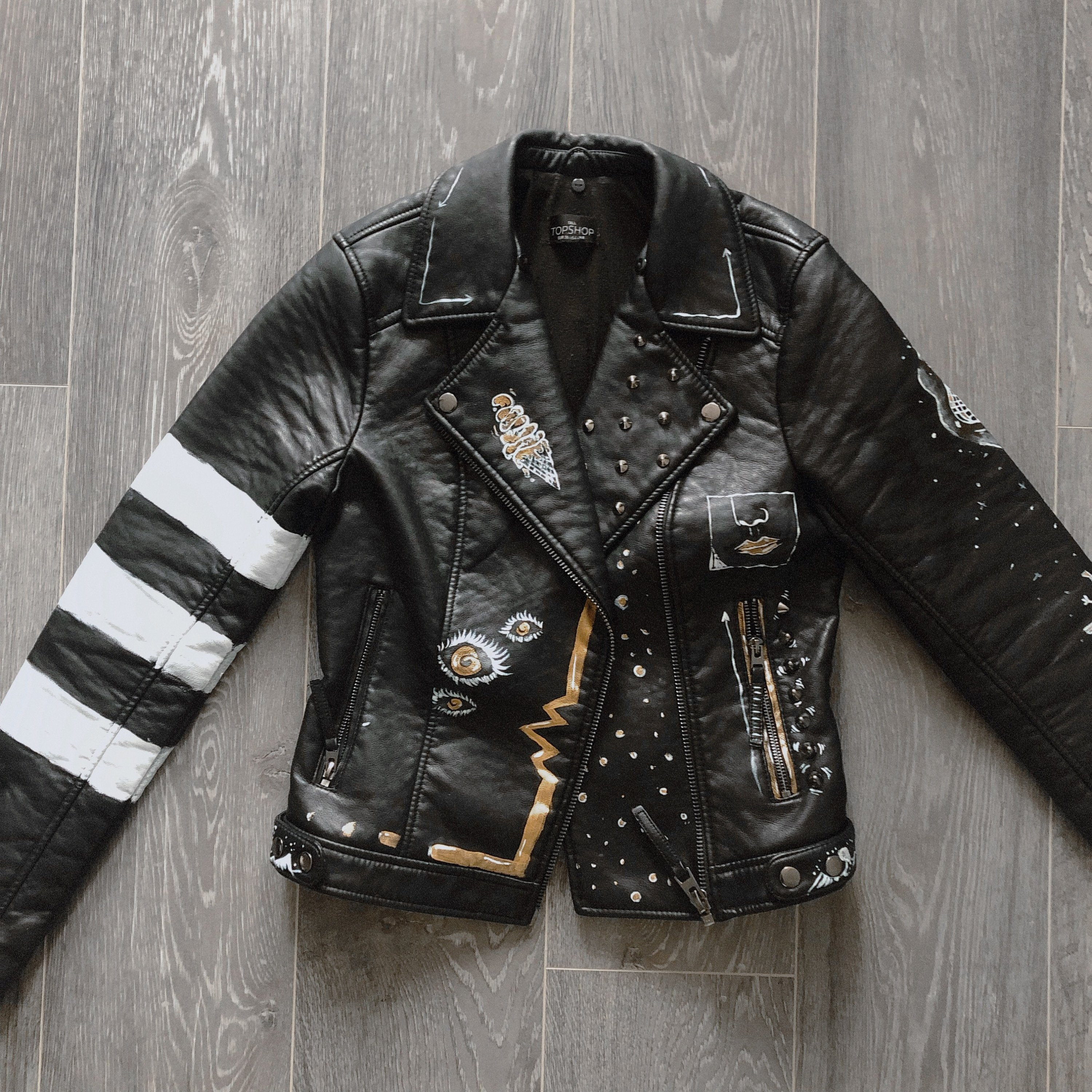 custom biker jacket