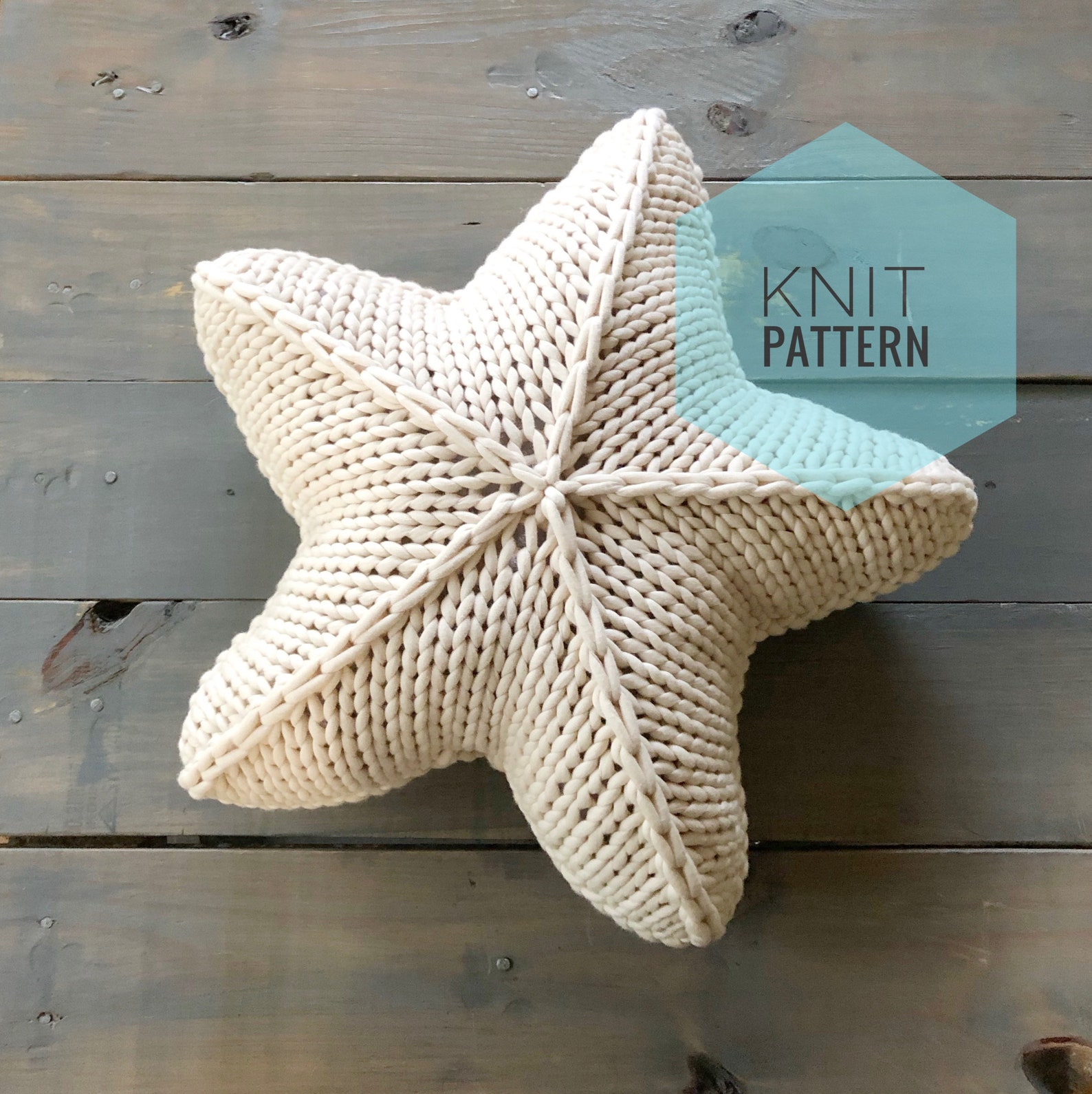 Knit Star Pillow Pattern digital download knit star pillow Etsy