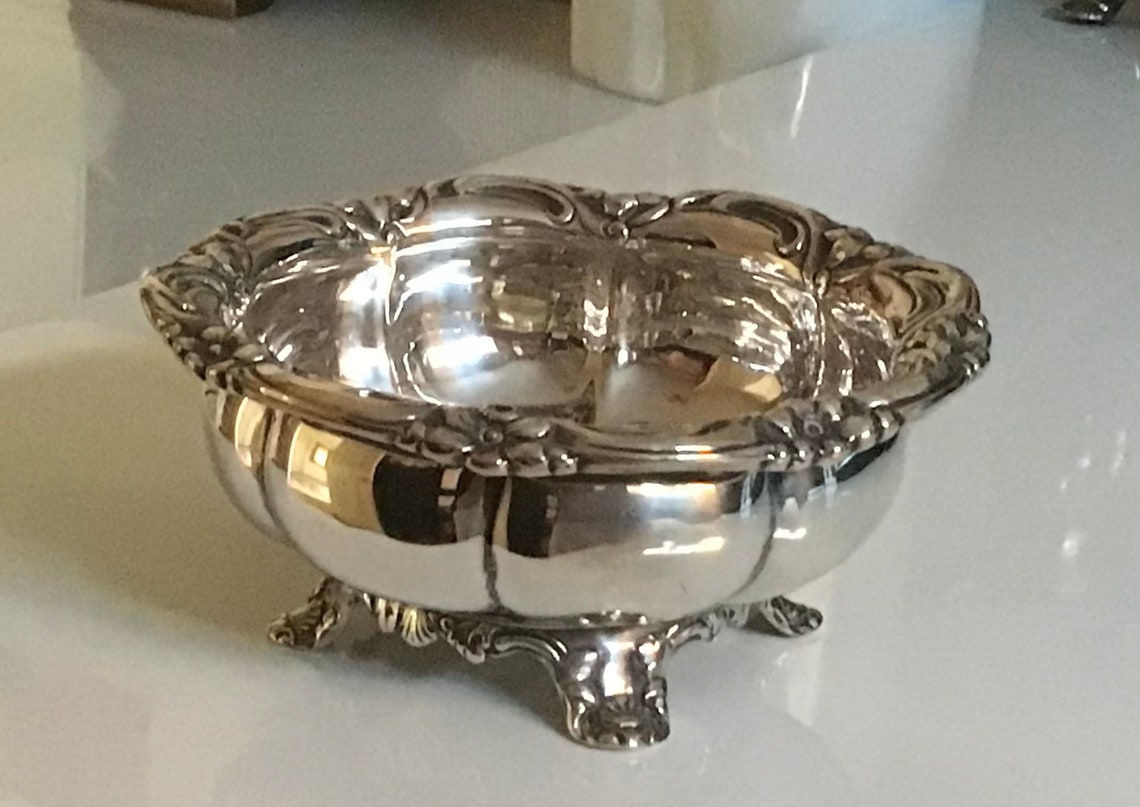 Victorian sterling silver sweet bowl. Etsy