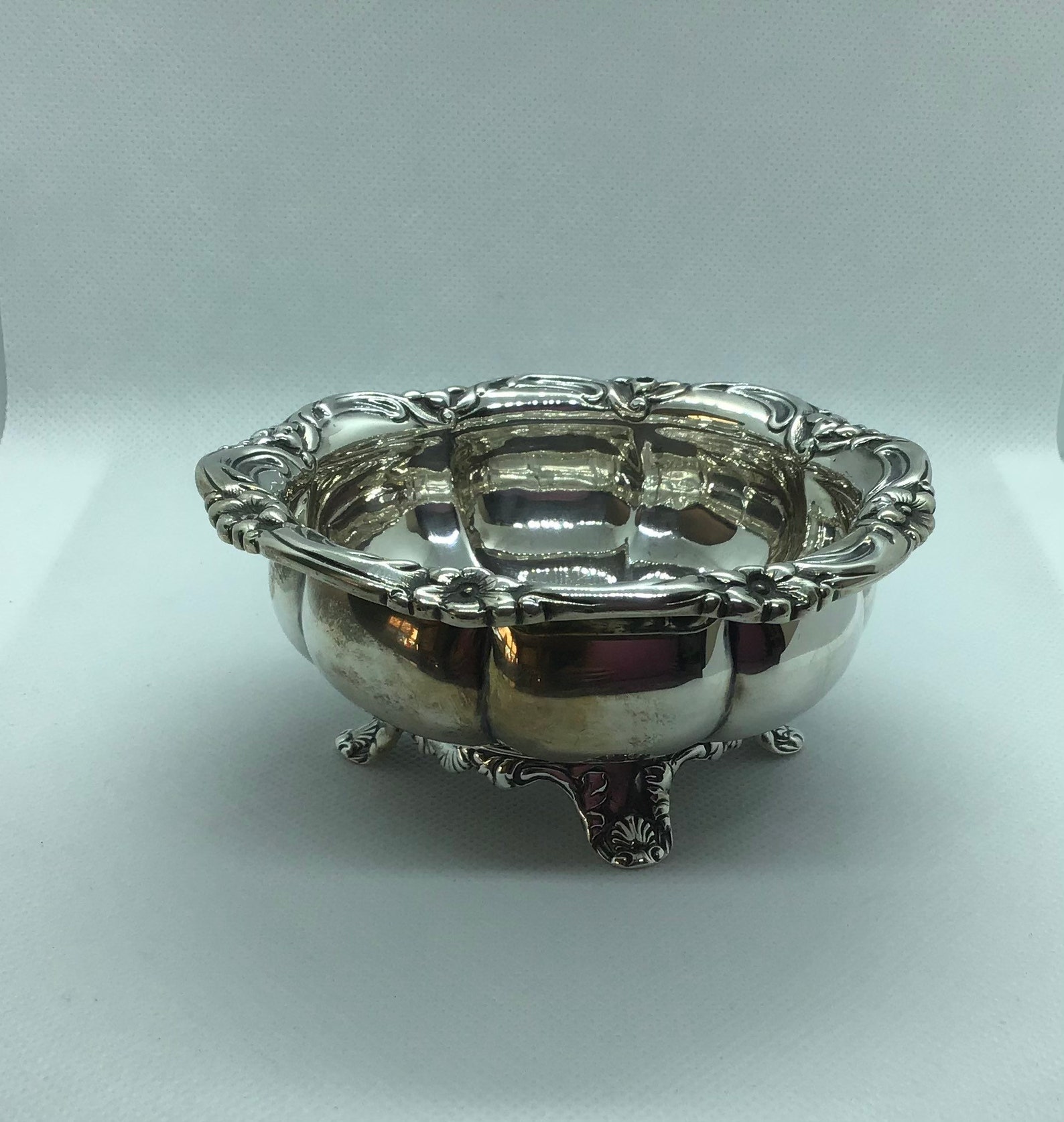Victorian sterling silver sweet bowl. Etsy