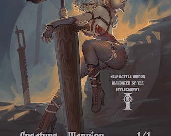 Battle Sister Warrior MTG Token