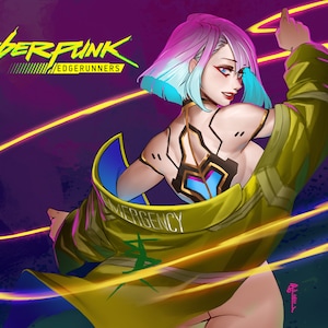 Lucy Cyberpunk Playmat - Etsy