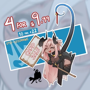 KAARTVERKOOP | 4 kaarten voor 9,99 of 10 voor 22 inch