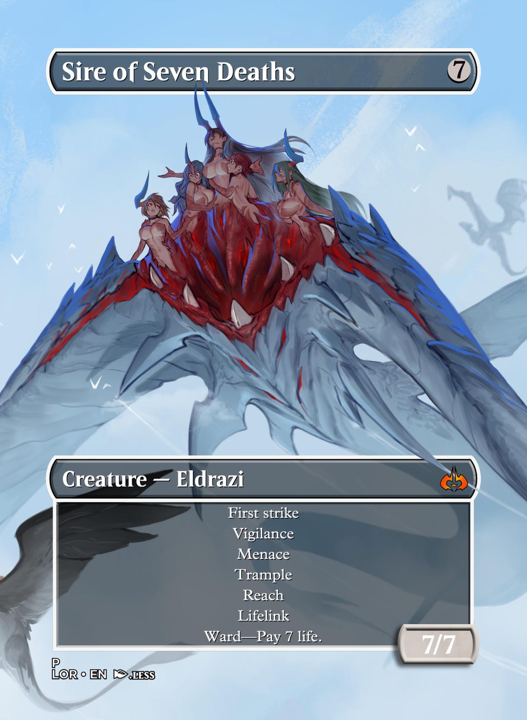 Sire of Seven Deaths Proxy Card - Etsy
