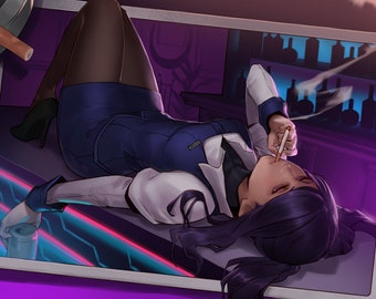 Jill on Break | Art Print