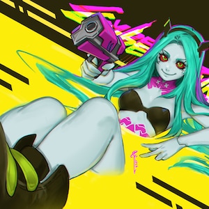 Rebecca Cyberpunk | Art Print