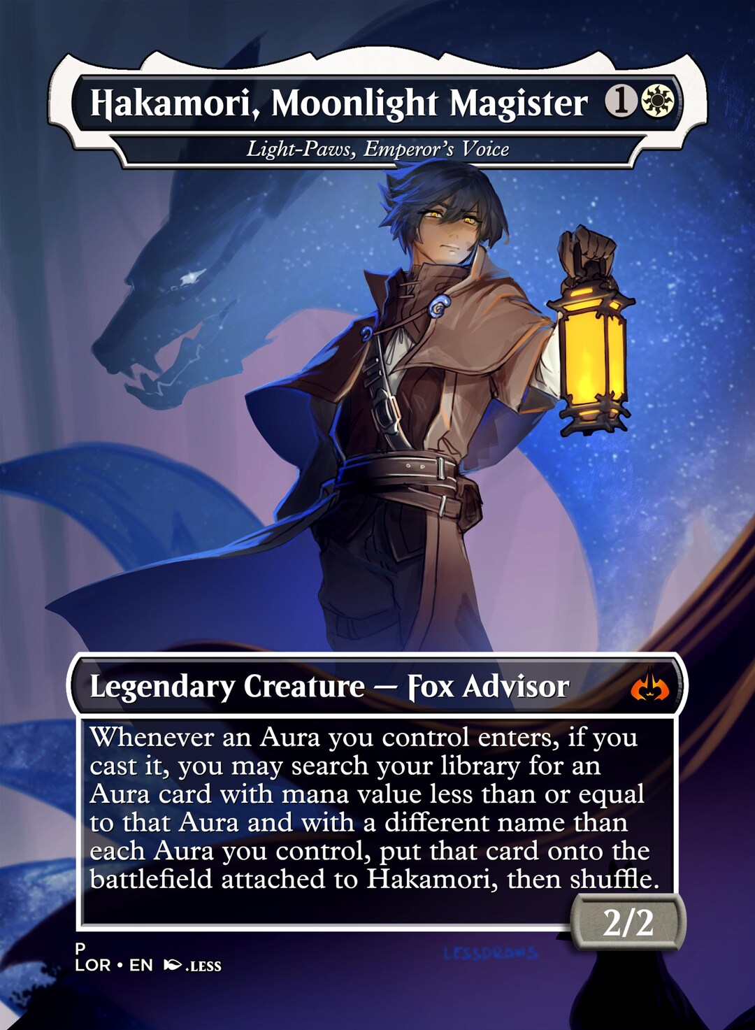 Light-paws, Emperor's Voice Proxy Alter Art Card - Etsy
