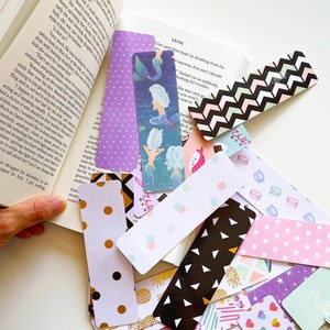 Bulk Bookmarks | Waterproof Laminated Bookmarks | Double-sided Bookmarks | Page Markers | Bookworm Gifts | Reader Gifts | Gifts for Reader