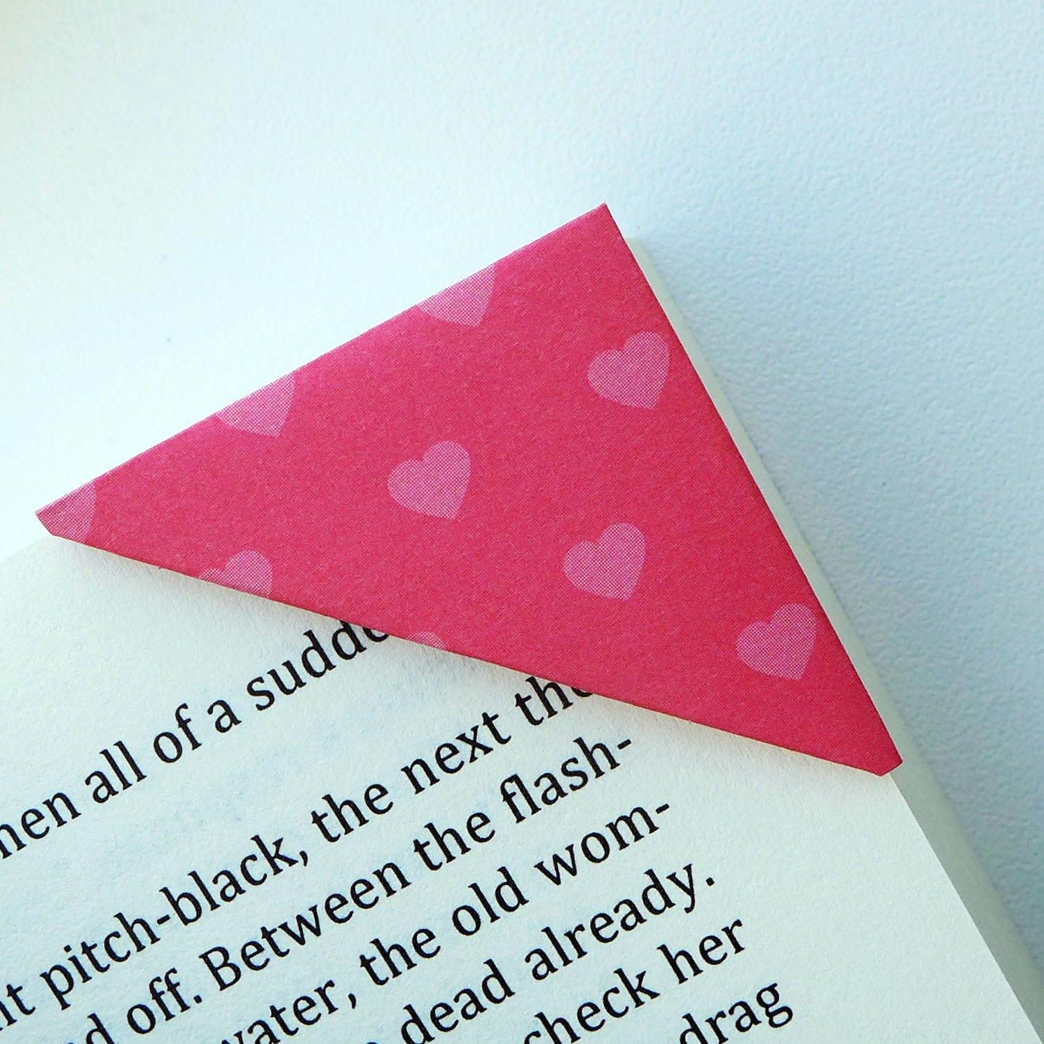 Bookmark 10 Unique Corner Bookmarks Book Club Gift - Etsy