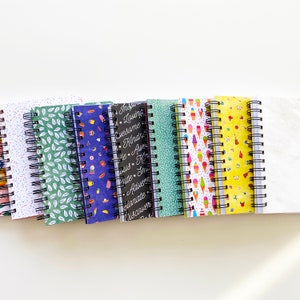 Custom 5&quot; x 7&quot; Spiral Notebook Journal | Lined Notebook Journals | Doted Notebook Journals | Reader Gift | Writer Gift | Stocking Stuffers