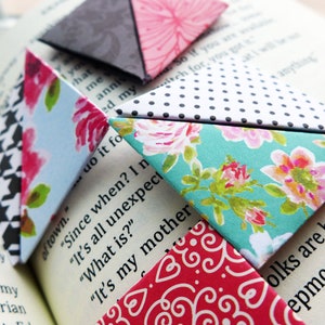 Bookmark Making Kit - Make 9 Unique Corner Bookmarks - Book Club Gift - Reader Gift - Book Lover Gift - Gift for Reader - Gift for Women