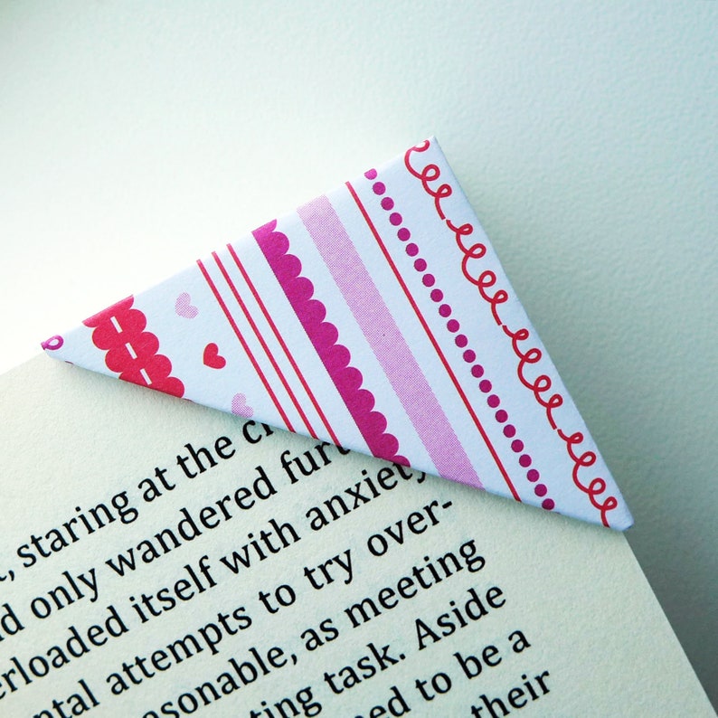 Bookmark Valentine's Day Corner Bookmark 9 Prints - Etsy