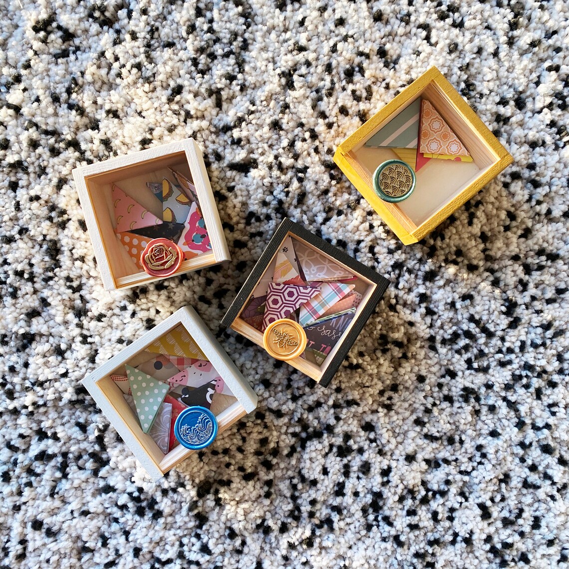 Bookmark Storage Box Corner Bookmarks Keepsake Box Etsy