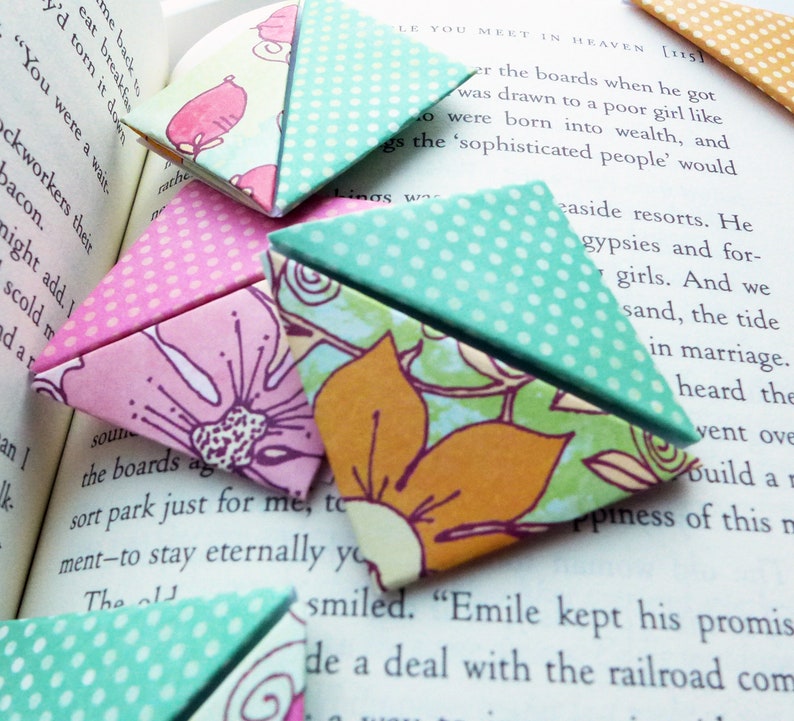 Bookmark Making Kit Make 9 Unique Corner Bookmarks Book Etsy