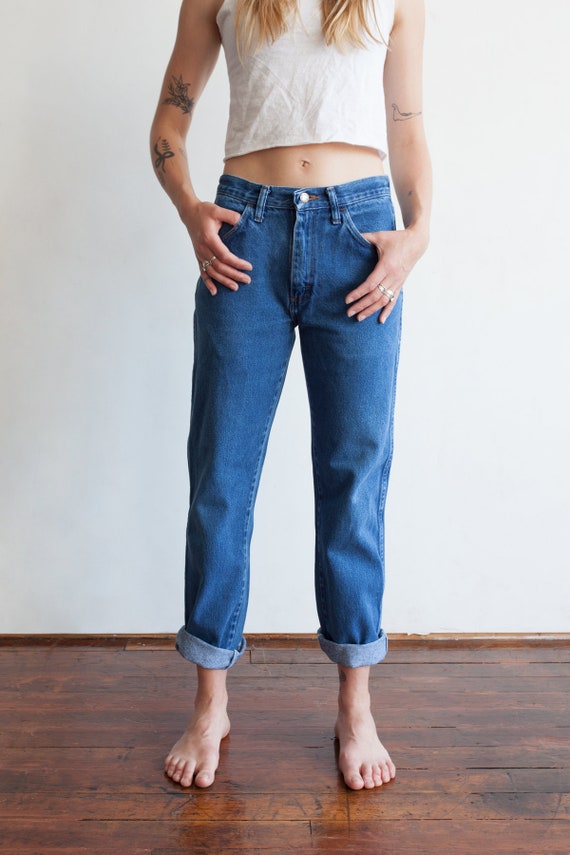 high waisted straight leg jeans cheap