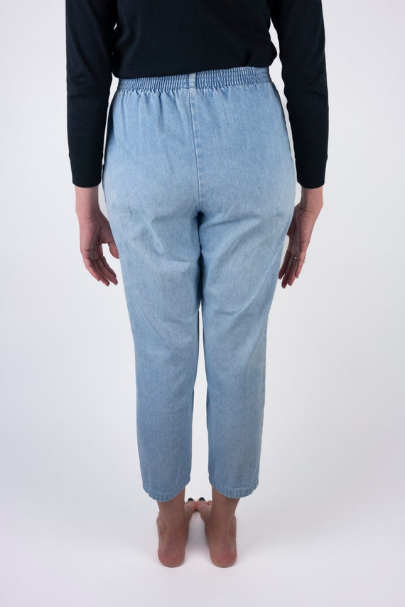 Cascade blue sale jeans elastic waist