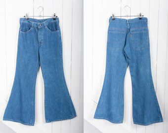 80s Vintage Levis 684 Boot Cut Jeans Flare Denim Pants Size 32 - Etsy