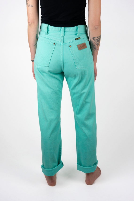 Vintage Turquoise / Aqua Blue WRANGLER 