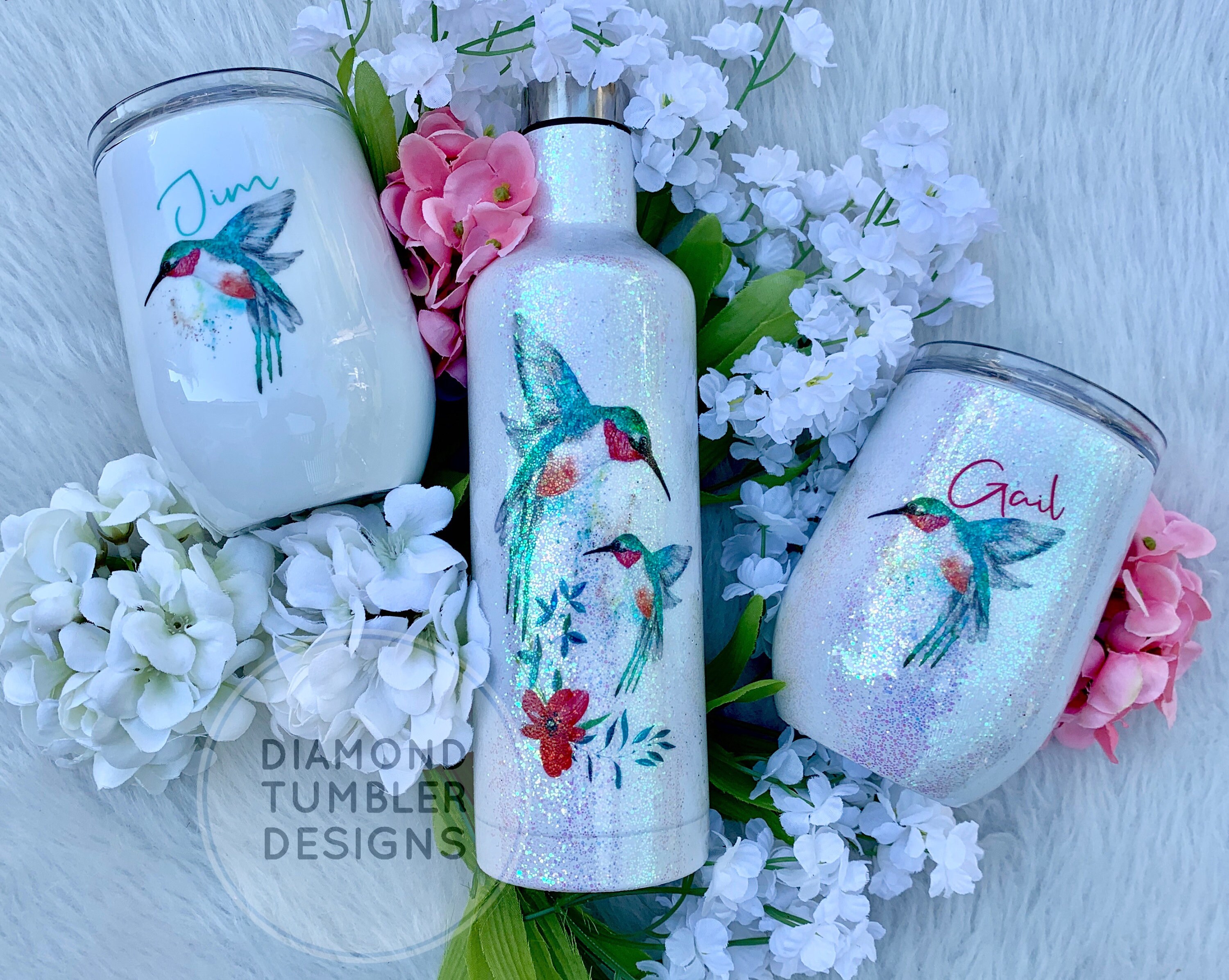 Wine bottle/cup set Etsy