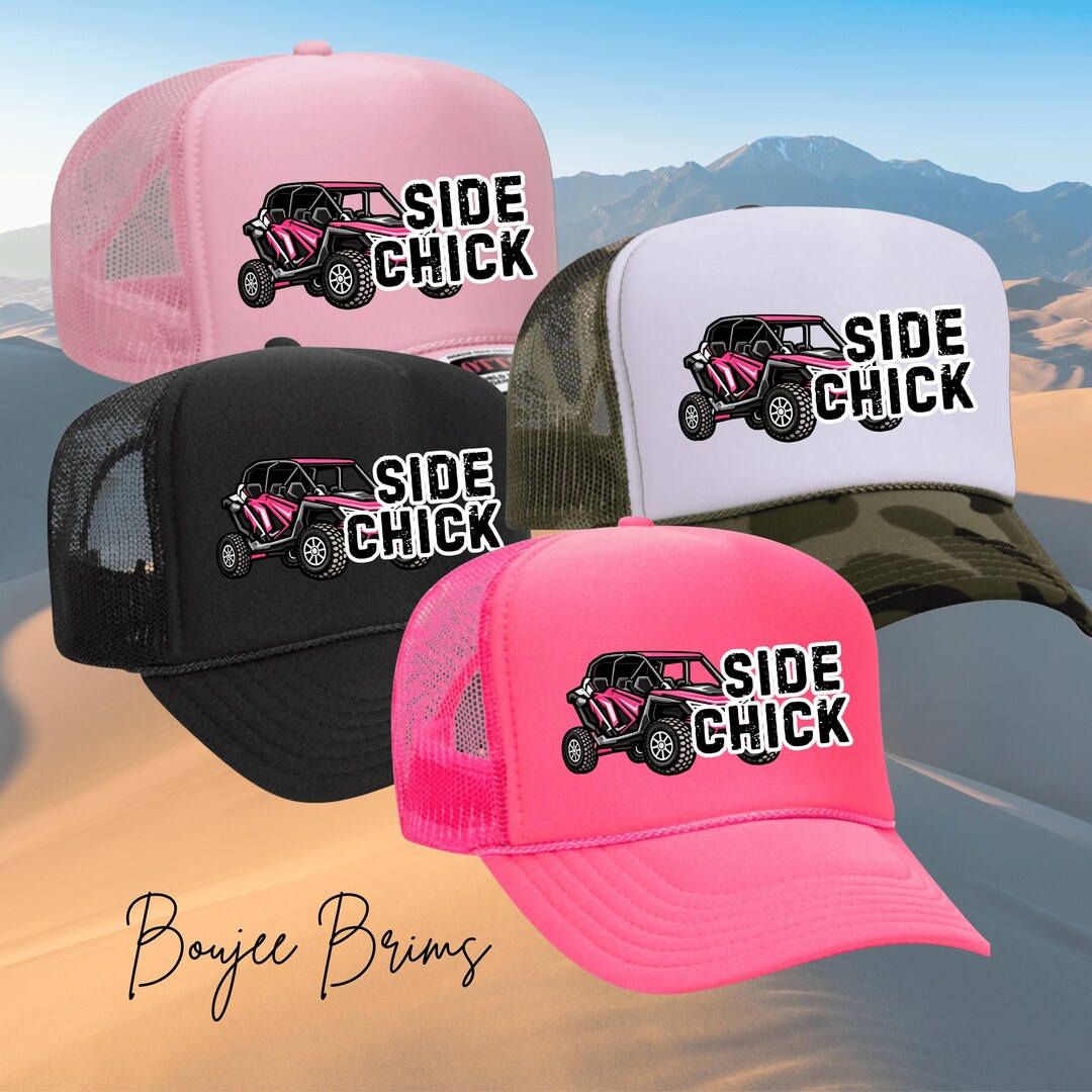Sxs Pink Patched Trucker Hat/desert Girl/otto Trucker Hat/rzr, Neon ...