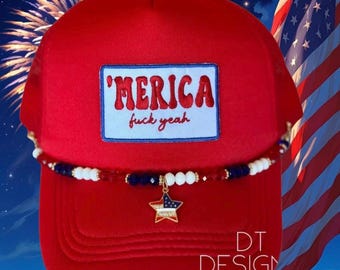 4th of July Trucker Hat: Patriotic USA Celebration