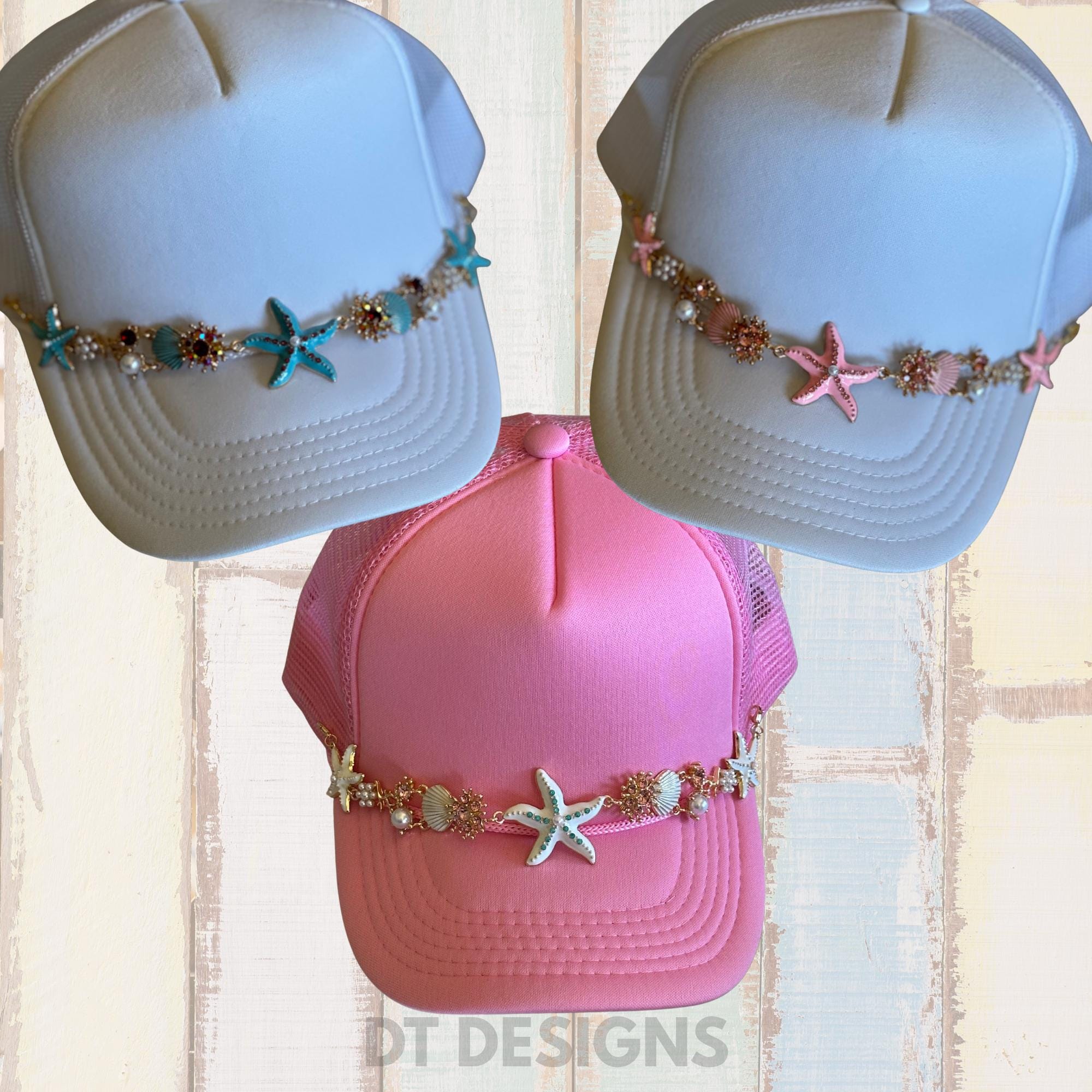 Pink Hat Chain - Etsy