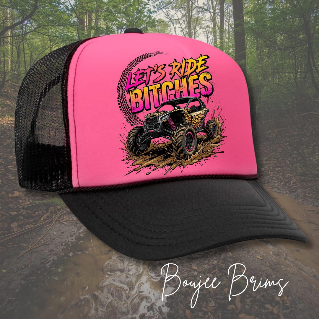 Sxs Pink Patched Trucker Hat/desert Girl/otto Trucker Hat/rzr, Glamis ...