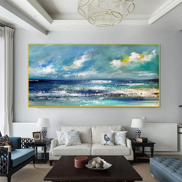 Extra Large Wall Art Original Art Bright Abstract Original Painting On Canvas Extra Large Artwork Contemporary Art Modern Home Decor G0006