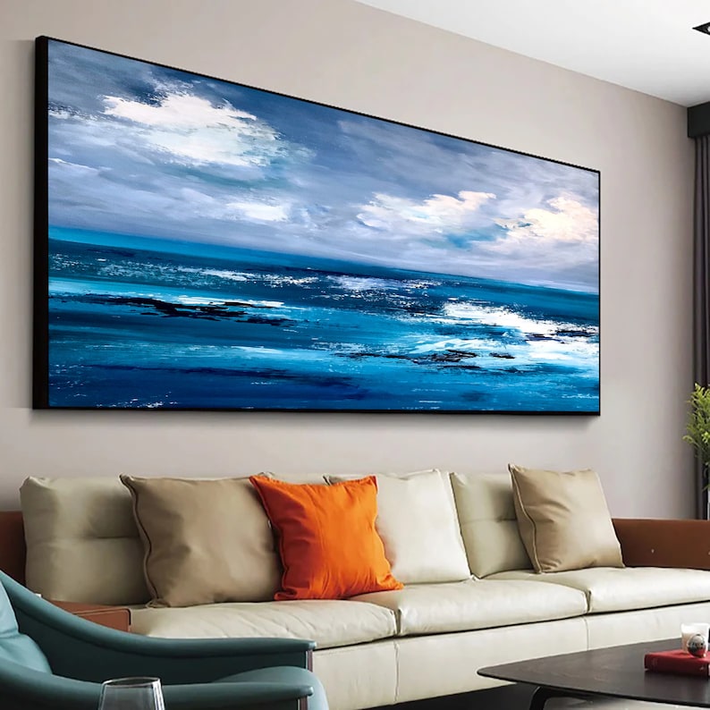 Large Original Oil Painting on Canvas Landscape Painting - Etsy
