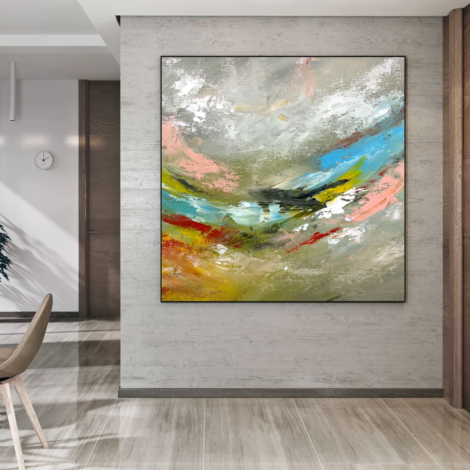 Het grote Abstracte Schilderen Modern abstract schilderen Etsy