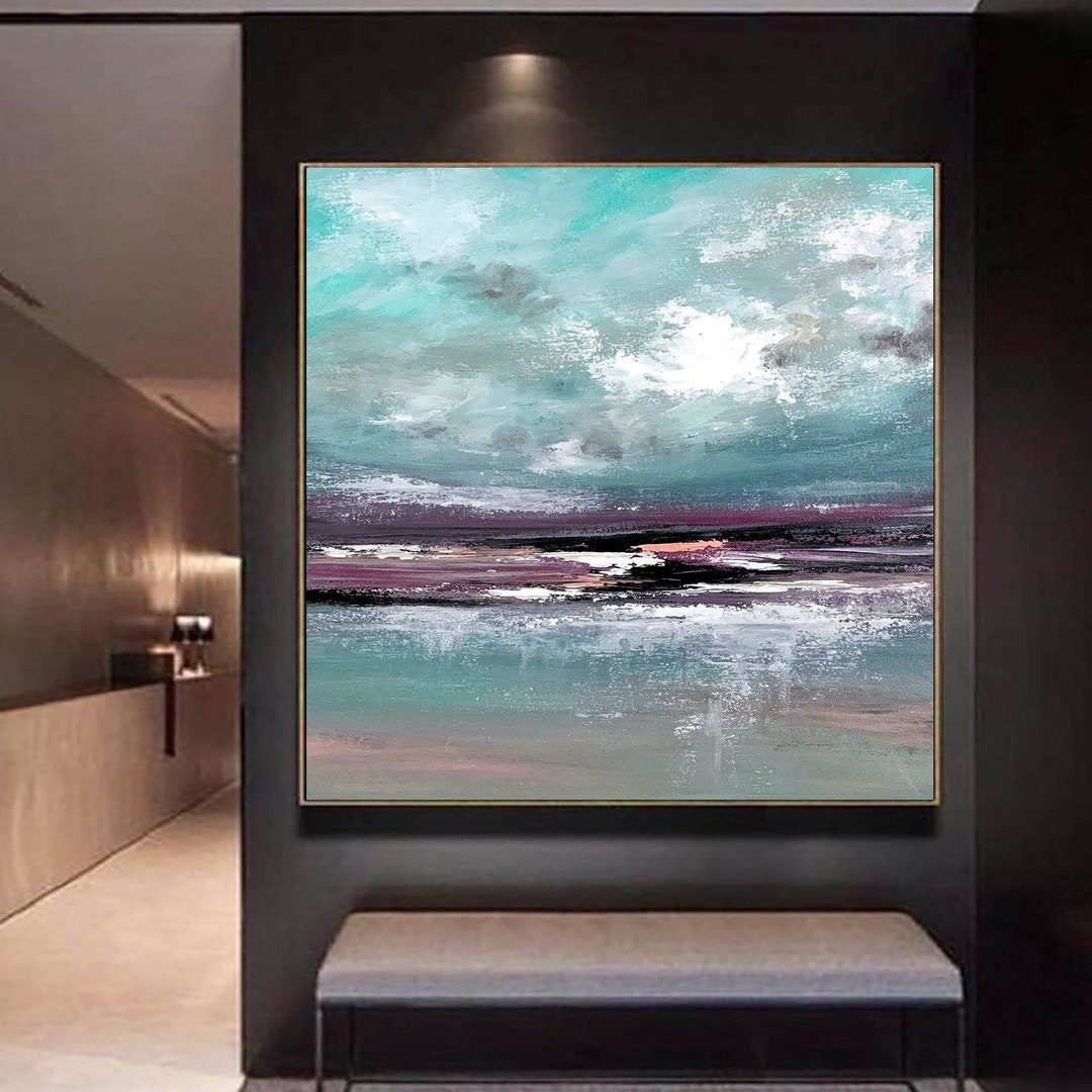 Extra Large Wall Art Original Art Bright Abstract Original Painting on ...