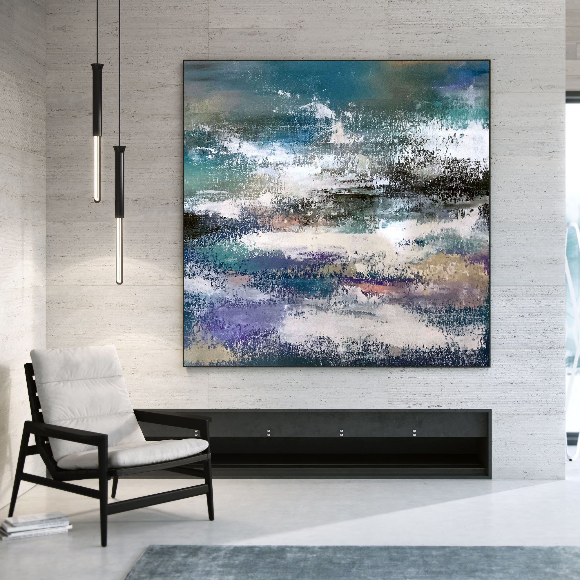 Large Abstract Canvas Art Extra Large Abstract Canvas Art | Etsy