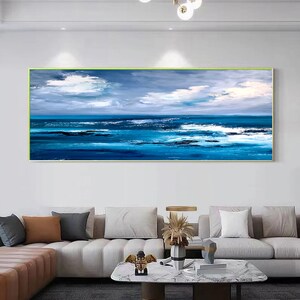 Large Original Oil Painting on Canvas Landscape Painting Seascape ...