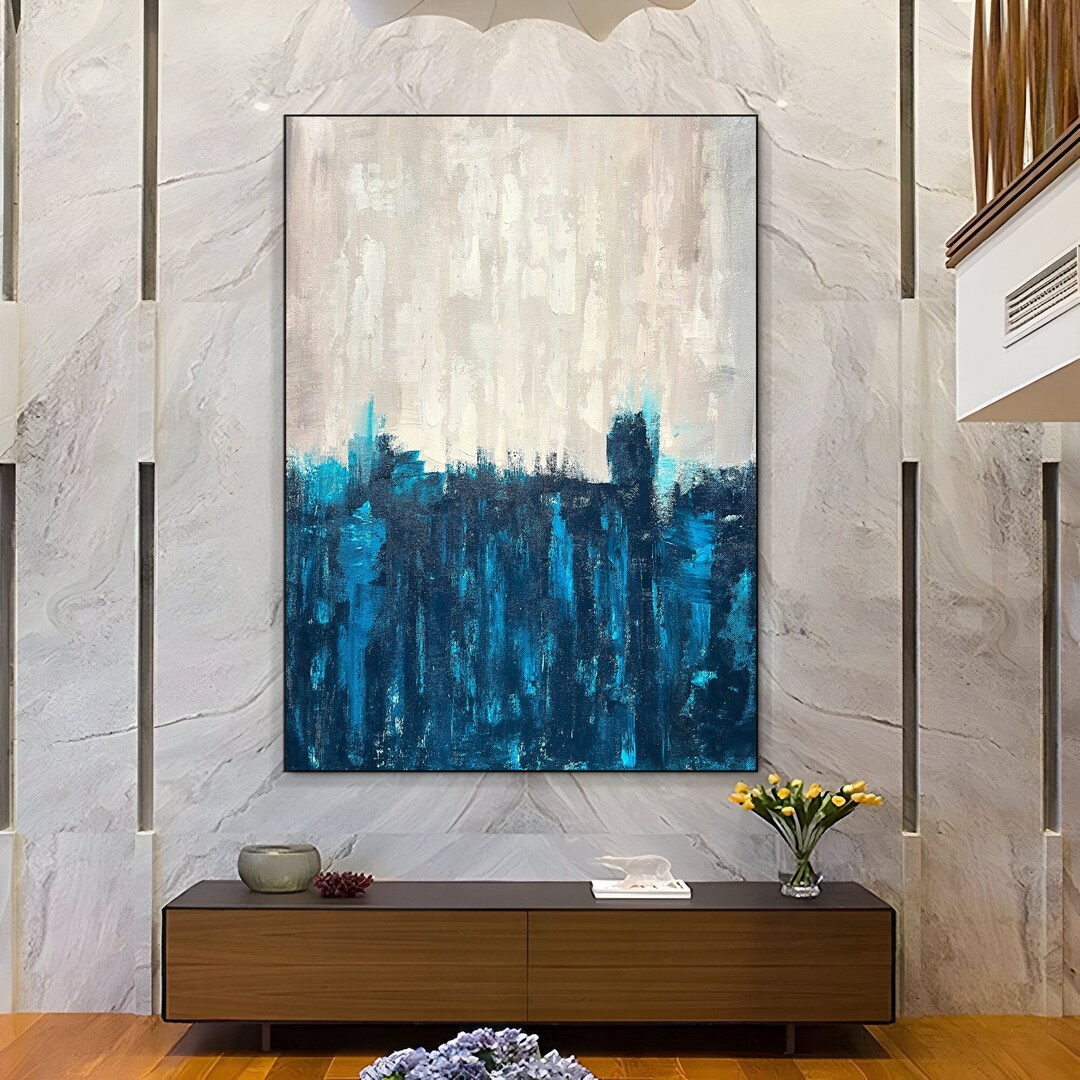Extra Large Wall Art Palette Knife Artwork Original Painting on Canvas ...