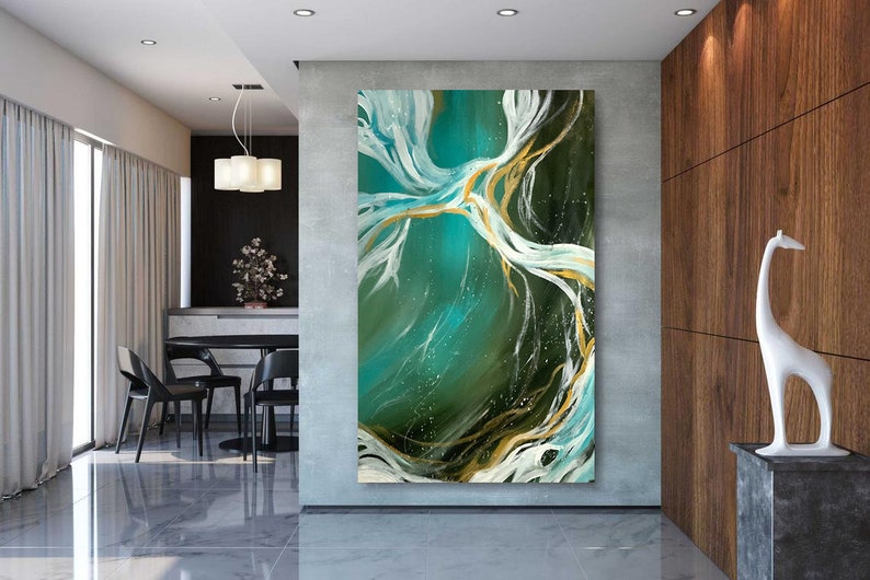 Contemporary Art G78 Extra Large Artwork Huge Size Art Modern Wall D\u00e9cor Palette Knife Wall Art Large Abstract Painting Wall D\u00e9cor