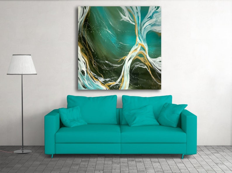 Contemporary Art G78 Extra Large Artwork Huge Size Art Modern Wall D\u00e9cor Palette Knife Wall Art Large Abstract Painting Wall D\u00e9cor
