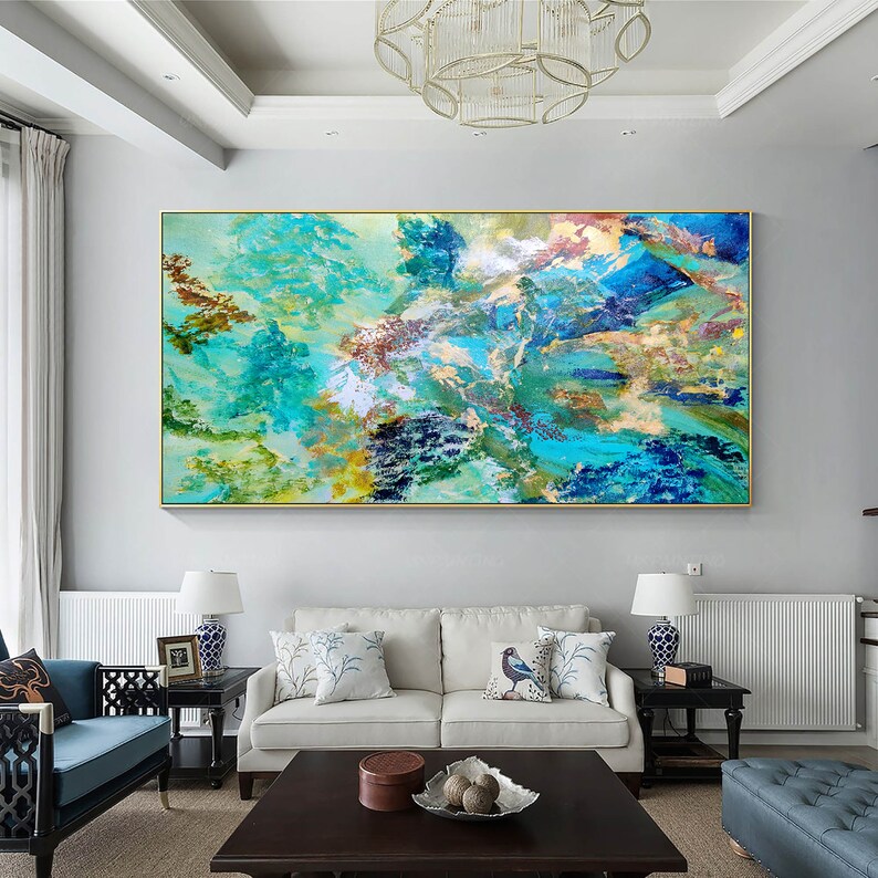 Large Modern Wall Art Painting Large Abstract Painting on | Etsy