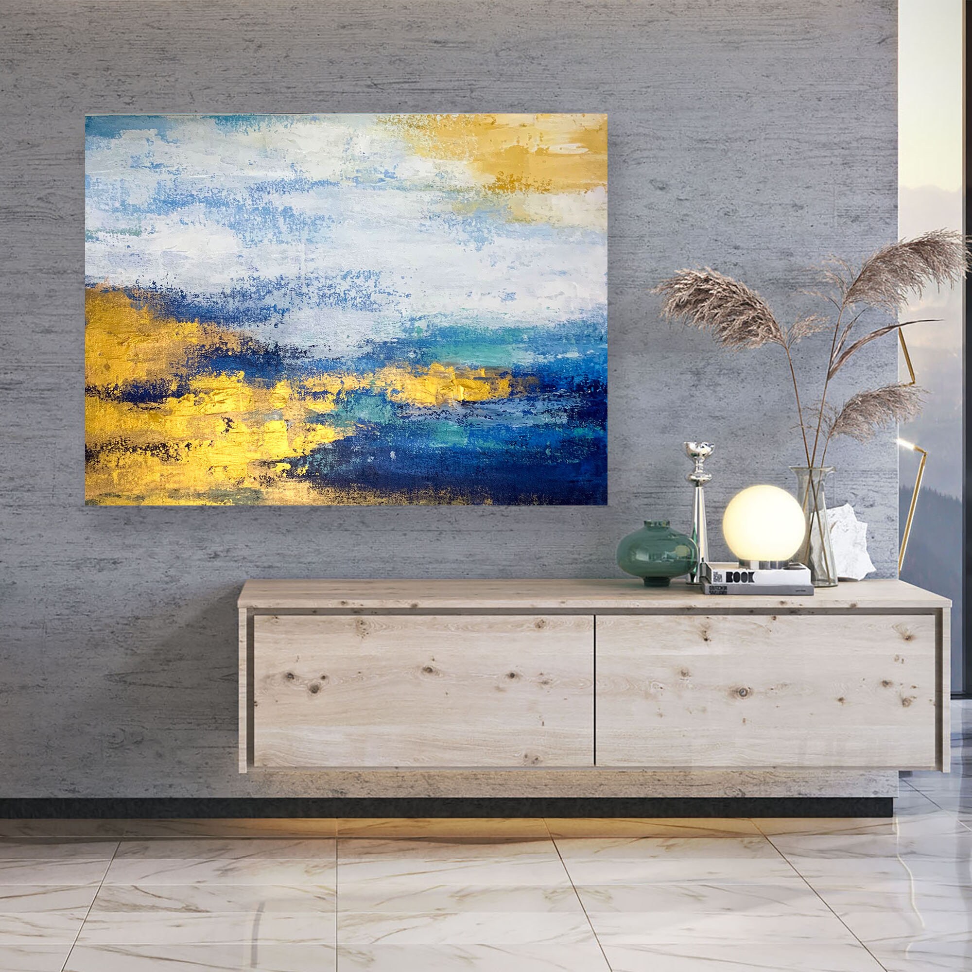 Original Abstract Art Wall Décor Home Décor Textured Etsy