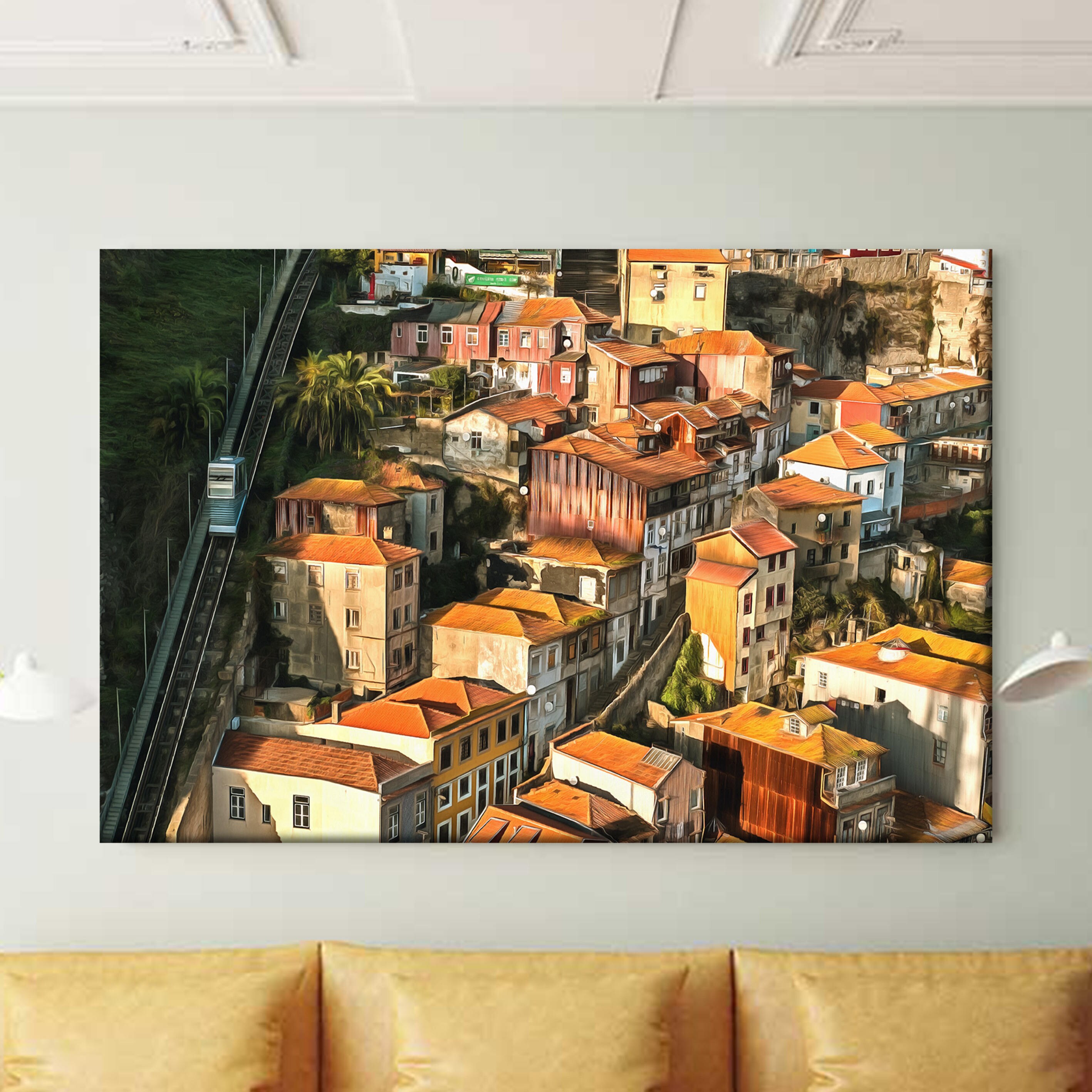 Porto Portugal canvas Portugal painting Portugal print Etsy