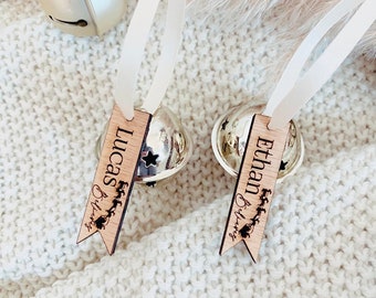 Personalised Believe Bell, stocking filler
