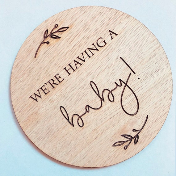 Pregnancy announcement |  We are having a baby, Social Media Flat Lay Prop | Children's Photo Prop to announce our good news