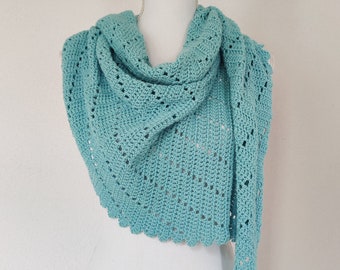 Wrap/shawl with scarf PATR1064 Omslagdoek met sjaal asymmetrical / Haakpatroon asymmetrisch NL & English-US Xyra Crochet-pattern Wrap/shawl with scarf PATR1064 Omslagdoek met sjaal asymmetrical / Haakpatroon asymmetrisch NL & English-US Xyra Crochet-pattern