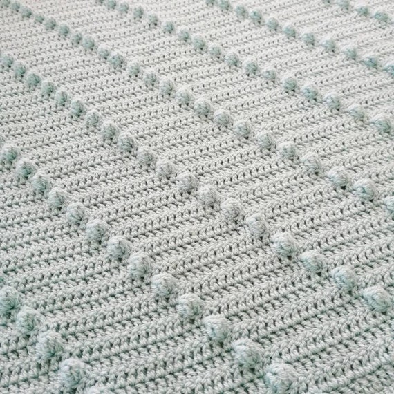 maternity gift, grey cradle blanket blanket wrapper white blue Crochet baby blanket cot blanket stroller blanket