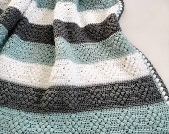 Crochet Pattern Diamond Bobble Blanket Crochet Blanket Pattern Crochet Relief Structure Baby Crochet Diagram Diagram Dutch NL English US Etsy Canada