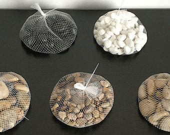 8 [choose type/qty] Mix Decorative Stones Pebbles Natural Assorted Table Decoration Centrepiece Craft Gravel Pot Coloured Vase Fillers Mixed