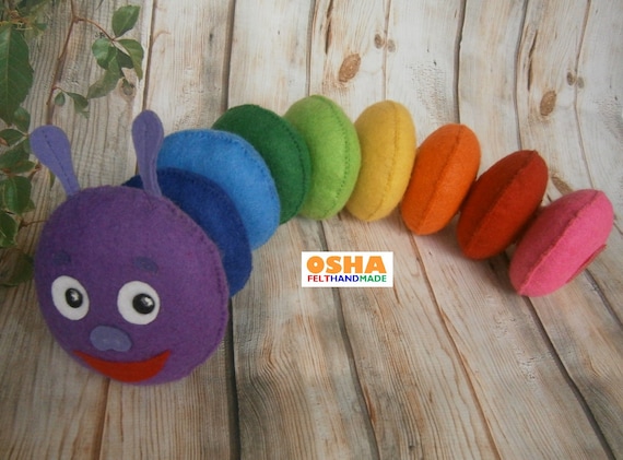 rainbow caterpillar stuffed animal