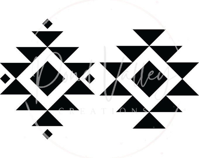 Aztec Pattern SVG | Round Door Sign | Door Hanger | Pattern Svg ...