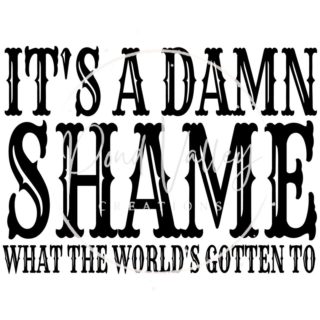 It's a Damn Shame What the World's Gotten to SVG Rich Men North of